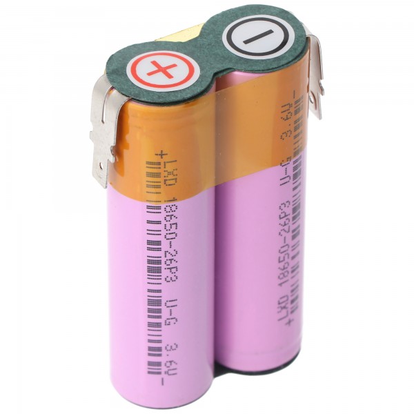Batteri passer til Gardena ACCU 80, Li-ion, 7.4V, 2600mAh, 19.2Wh