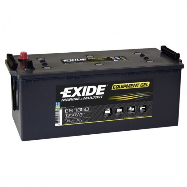 Exide Equipment Gel ES 1350 (G120) blybatteri 12V, 120000mAh