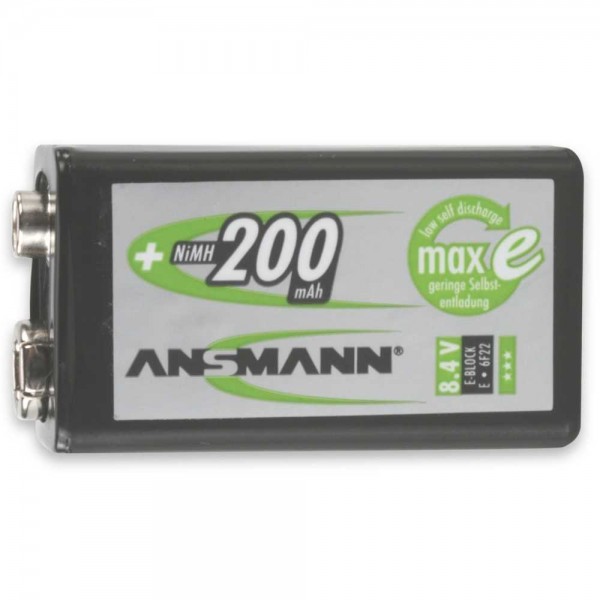 Ansmann maxE NiMH batteri E-Block 200mAh