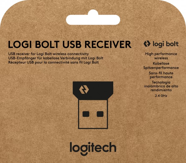 Logitech USB-modtager, trådløs, bolt til tastaturer, mus, business