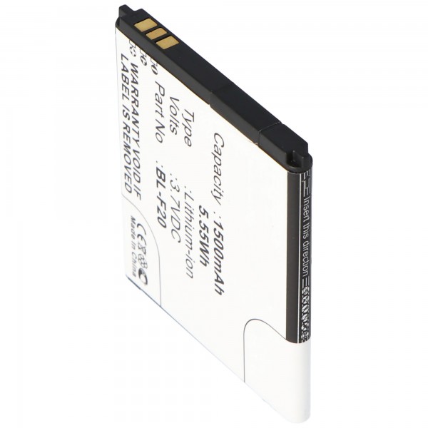 AccuCell batteri passer til batteriet PHICOMM C230, C230V, C230W, Clue, i300, i360, i600, i600w, i700V, i700w, K528