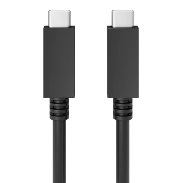 USB-C PD opladnings- og synkroniseringskabel til op til 100W, sort