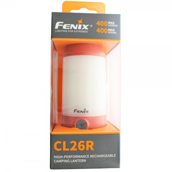 Fenix CL26R LED camping lysegrøn, inklusive Li-ion batteri 2600mAh og med USB opladning port