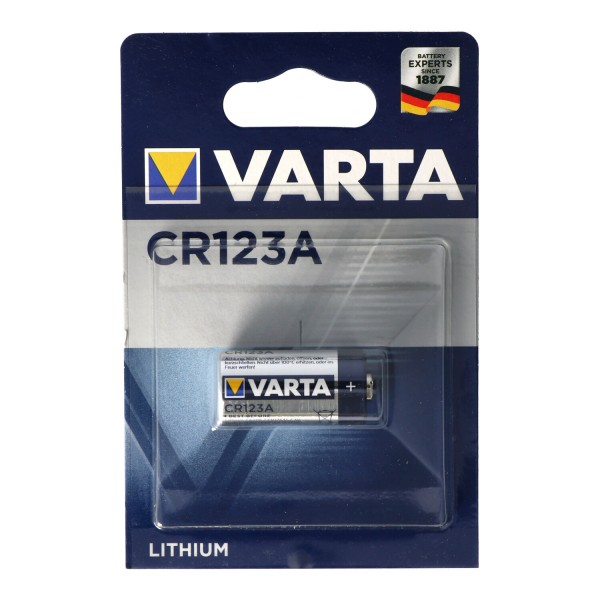 CR123A Varta Batteri Foto Lithium 6205 CR123A IEC CR17345