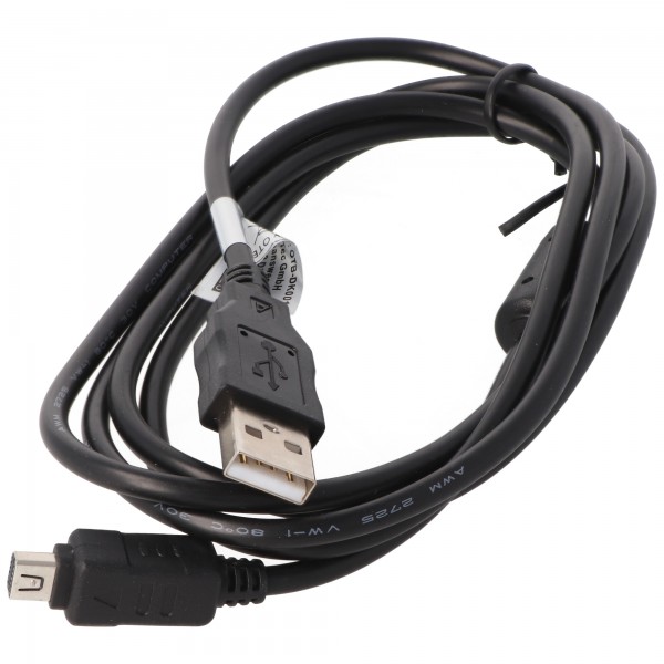 USB-kabel, der passer til Olympus CB-USB6 USB-kabel til dataoverførsel