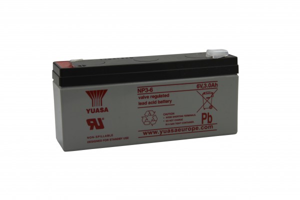 Blybatteri passende til Ivac, Alaris sprøjtepumpe P1000 - P7000