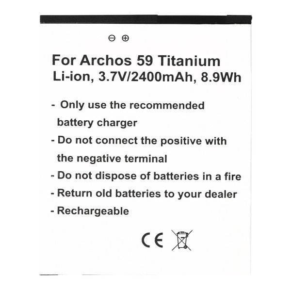 Batteri passer til Archos 59 Titanium batteri AC59TI