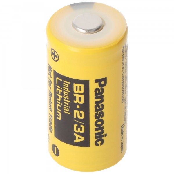 BR-2/3 Et Panasonic lithium batteri uden loddetabel, 3,0 volt