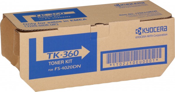 Kyocera lasertoner TK-360 sort 20.000 sider
