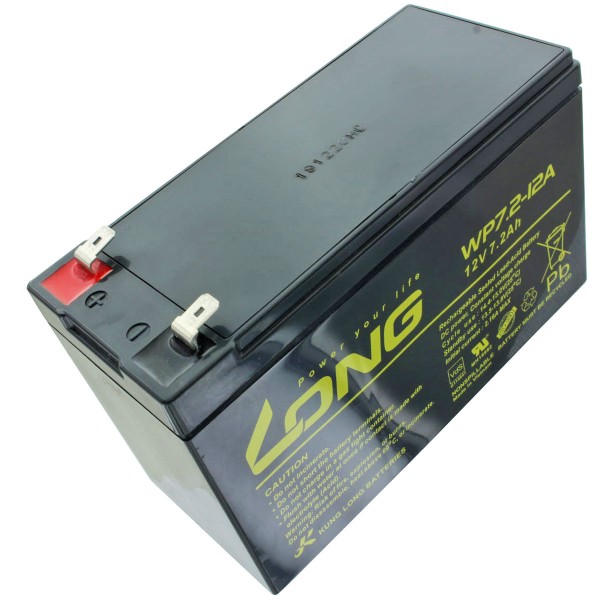 APC RBC17 genopladeligt batteri RBC2 som et replikabatteri fra AccuCell med 12 Volt og 7,2 Ah